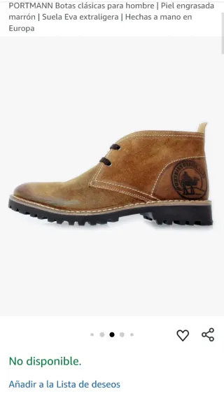 Botas PORTMANN Piel Marrón Talla 41