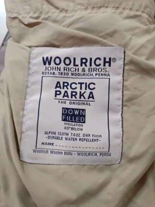 Parka Woolrich Uomo Tg L Beige