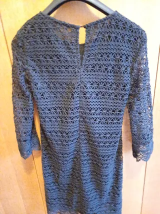 Vestito pizzo foderato al ginocchio