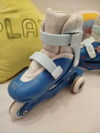 Patines aprendizaje Frozen Talla 27-30 3 ruedas