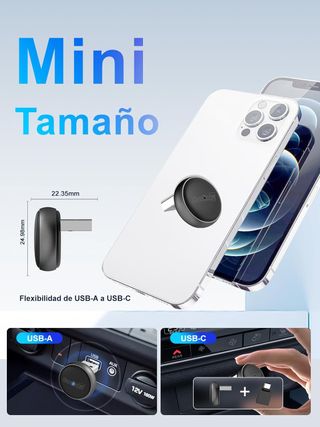 Carlinkit Mini Ultra3 Adaptador CarPlay Inalámbric