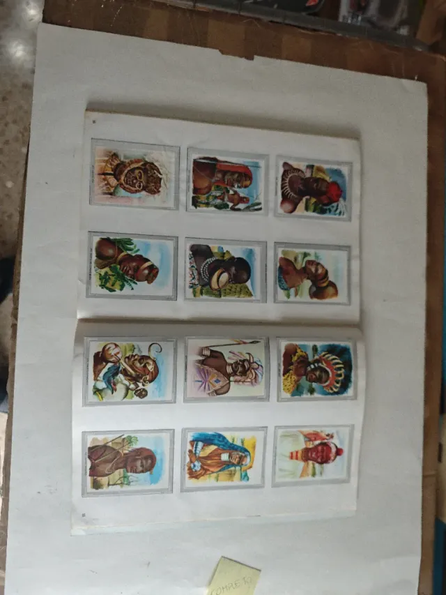 Álbum Naturaleza y Color Completo 380 cromos.