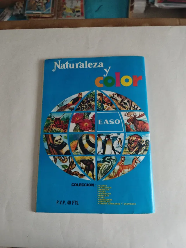 Álbum Naturaleza y Color Completo 380 cromos.