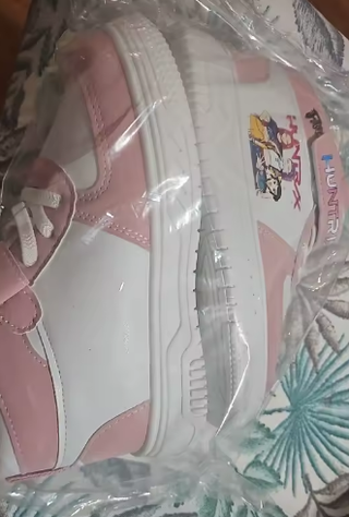 Zapatillas Moradas y Blancas Niña