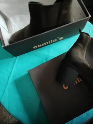 Botines Marrones café muy bonito