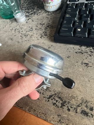 Timbre clásico metálico bicicleta