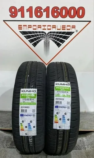 175 65 14 T KUMHO RUEDA NUEVA YA MONTADA
