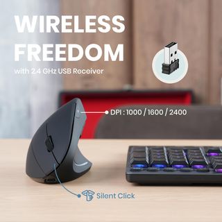 Ratón Vertical Ergonómico PERIXX (Nuevo)