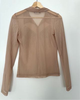 Lote 3 blusas estampadas  y beige bordada de Zara