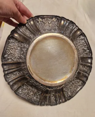 Centro de mesa latón dorado