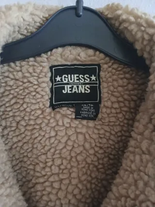 Chaqueta Guess Jeans Beige Mujer