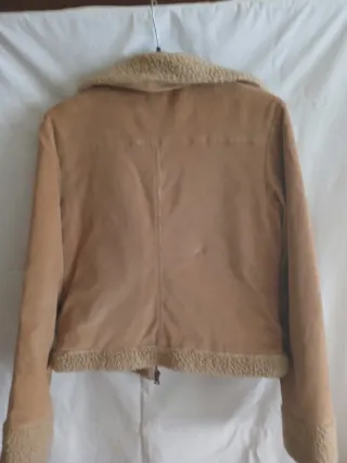 Chaqueta Guess Jeans Beige Mujer