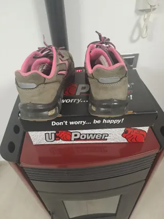 Scarpe da lavoro U-Power grigio/rosa  da donna