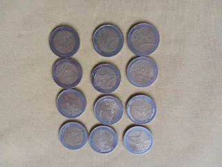12 Monedas Alemanas 2 Euros.. 25 euros