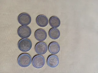 12 Monedas Alemanas 2 Euros.. 25 euros