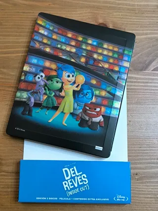 Steelbook Del Revés (Inside Out) 2D + 3D + extras