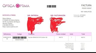 Gafas de Sol Ray-Ban Negro