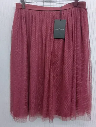 Falda tul granate Needle & Thread T.38