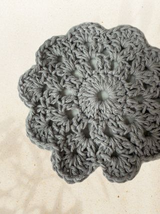 Set 6 Sottobicchieri uncinetto cotone