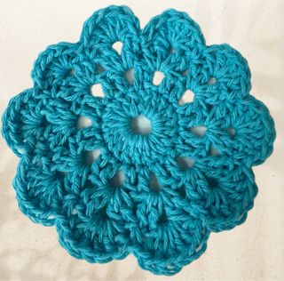 Set 6 Sottobicchieri uncinetto cotone