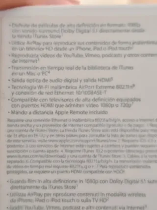 Apple TV Box con Mando Nuevo