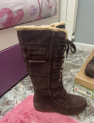 Stivali Timberland Marrone Pelliccia