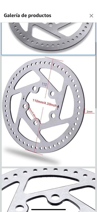 Disco Freno Xiaomi Patinete Eléctrico