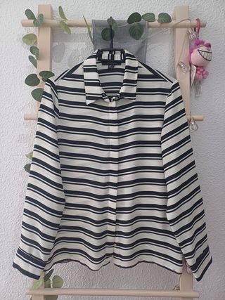 Camisa de rayas blancas y negras Nueva