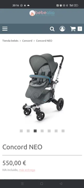 Silla de paseo Concord Neo