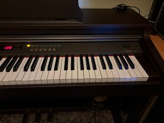 Piano Digital Pianova Marrón Oscuro