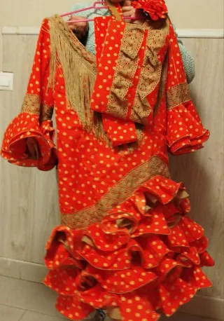 Traje Flamenca Talla 46-48 precio 50€