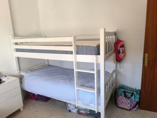 Litera madera blanca robusta