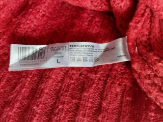 Maglione rosso Terranova taglia L