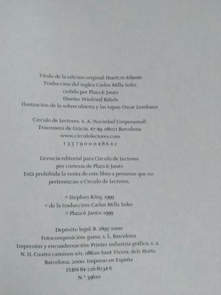 Corazones en la Atlantida (Stephen King)