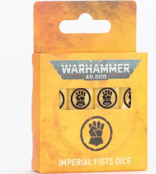 Dados Warhammer 40,000 Imperial Fists