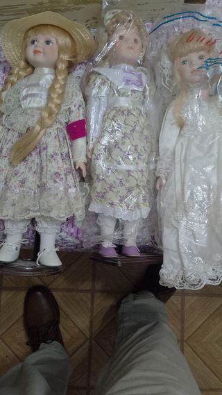 Muñecas de porcelana antiguas