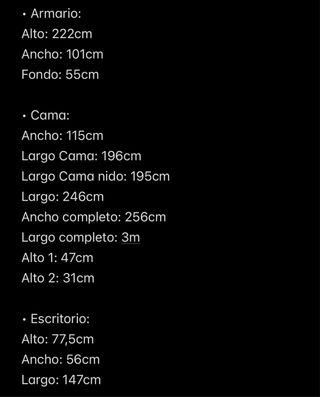 Dormitorio Juvenil ¡Completo! Precio Negociable