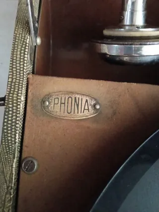 Gramófono Maletín Pathé Antiguo
