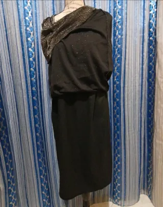 Abito donna elegante bianco e nero