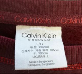 Sudadera o pijama Calvin Klein Hombre L
