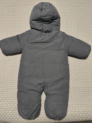 Buzo bebé Mango forro polar gris