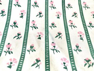 Bolsa / Maletín Cuca Dols Vintage Floral y Verde