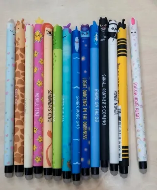 Set penne cancellabili Queen e gadget