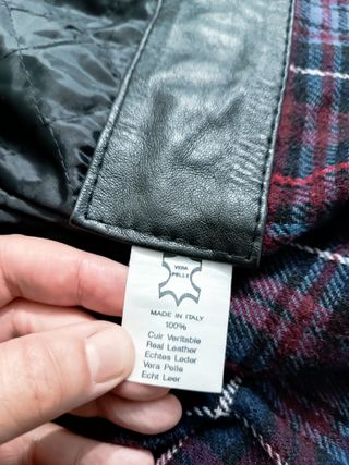 Chaqueta de Piel Negra