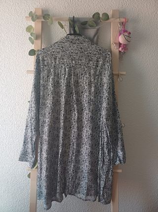 Vestido camisero estampado Nuevo