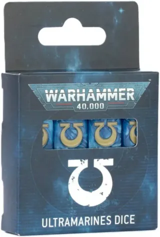 Dados Warhammer 40,000 Ultramarines