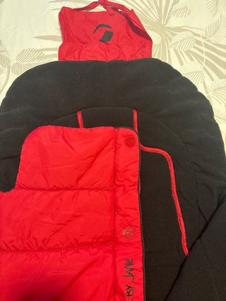 Saco para carrito de bebé rojo