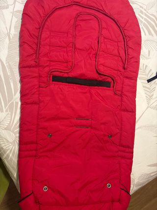 Saco para carrito de bebé rojo