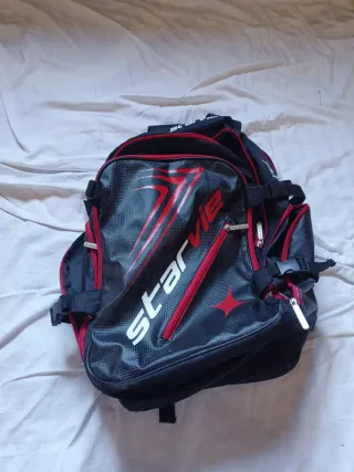 Mochila Padel Starvie Negra y Roja
