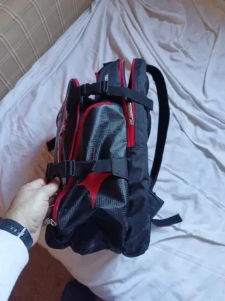 Mochila Padel Starvie Negra y Roja